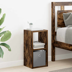 vidaXL Bedside Table 2 pcs Smoked Oak 25.5 x 22 x 49.5 cm 4