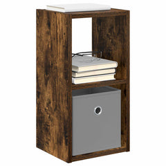 vidaXL Bedside Table 2 pcs Smoked Oak 25.5 x 22 x 49.5 cm 3