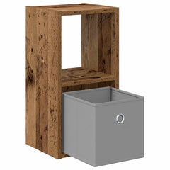 vidaXL Bedside Table 2 pcs Old Wood 25.5 x 22 x 49.5 cm 5