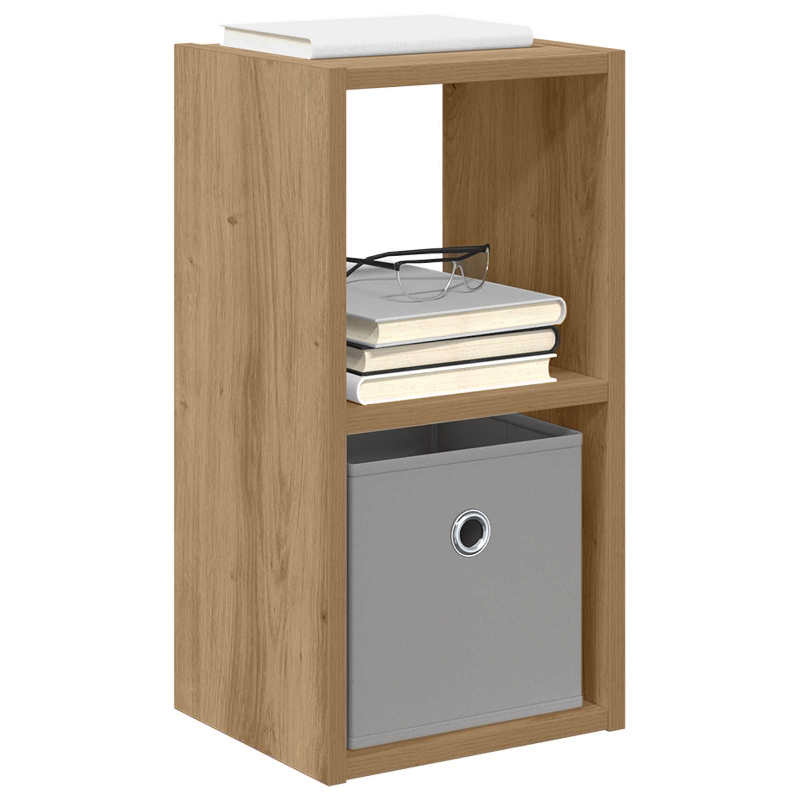 vidaXL Bedside Table 2 pcs Artisan Oak 25.5 x 22 x 49.5 cm 3