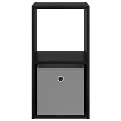 vidaXL Bedside Table 2 pcs Black Oak 30.5 x 27 x 59.5 cm 6