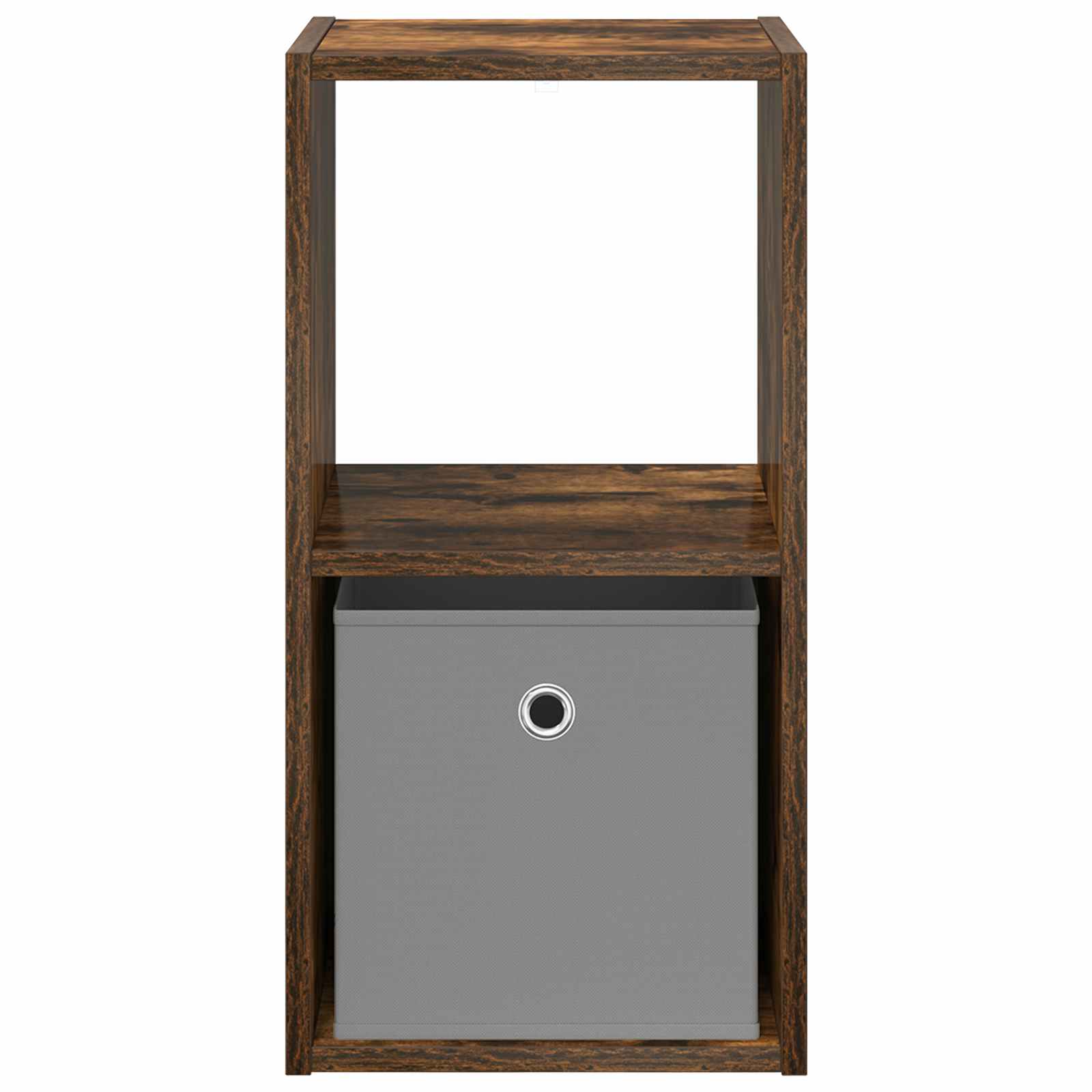 vidaXL Bedside Table Smoked Oak 30.5 x 27 x 59.5 cm Engineered Wood 6