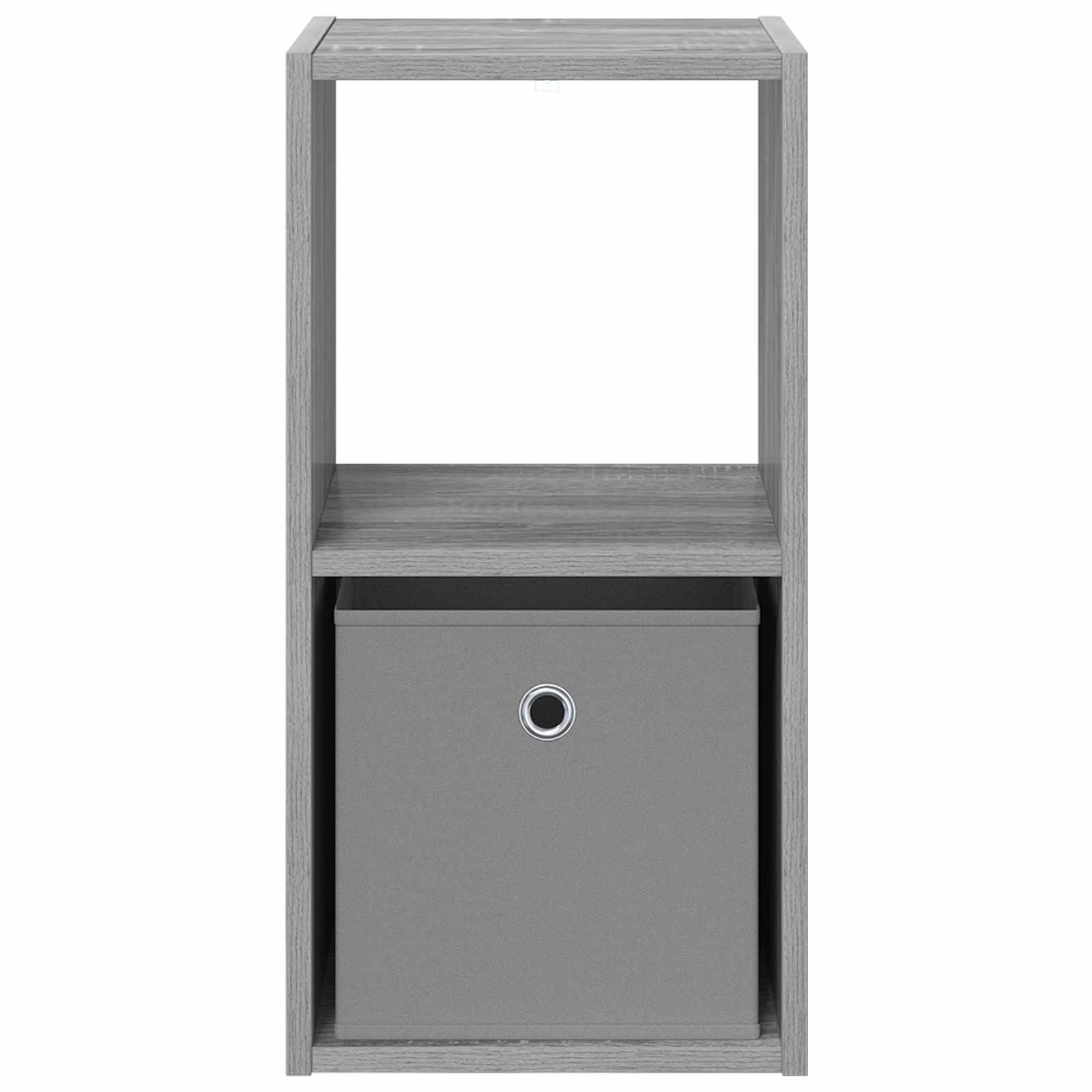 vidaXL Bedside Table Grey Sonoma 30.5 x 27 x 59.5 cm Engineered Wood 6