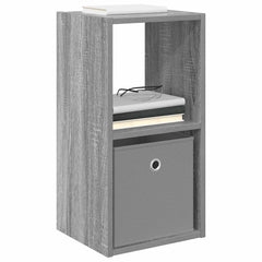 vidaXL Bedside Table Grey Sonoma 30.5 x 27 x 59.5 cm Engineered Wood 3