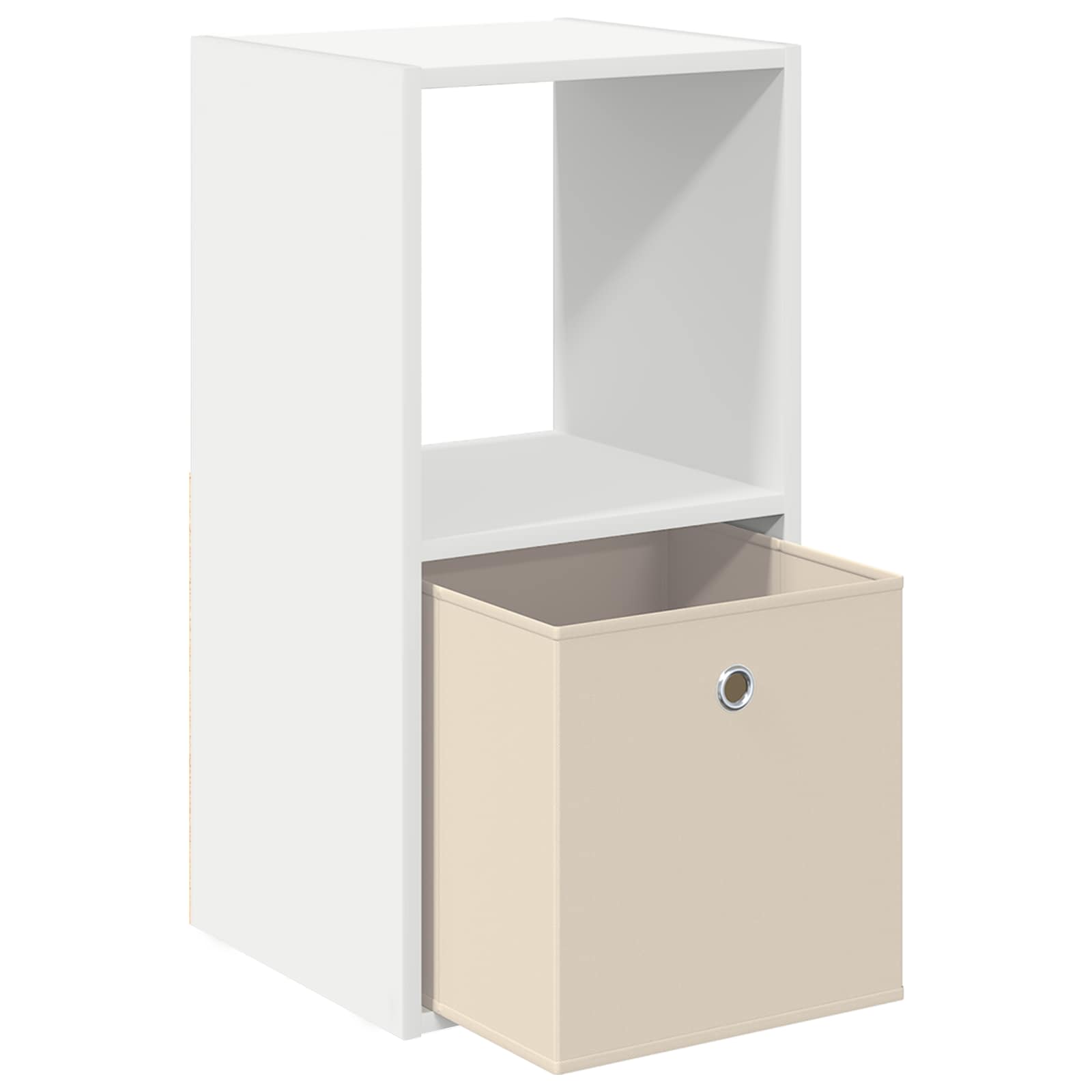 vidaXL Bedside Table White 35 x 32 x 68.5 cm Engineered Wood 5