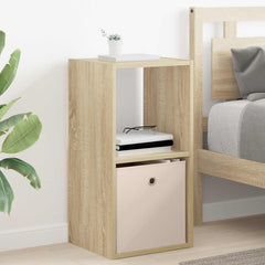 vidaXL Bedside Table Sonoma Oak 35 x 32 x 68.5 cm Engineered Wood 1