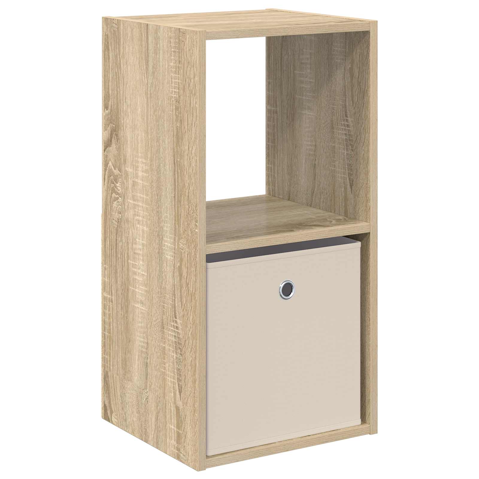 vidaXL Bedside Table Sonoma Oak 35 x 32 x 68.5 cm Engineered Wood 2
