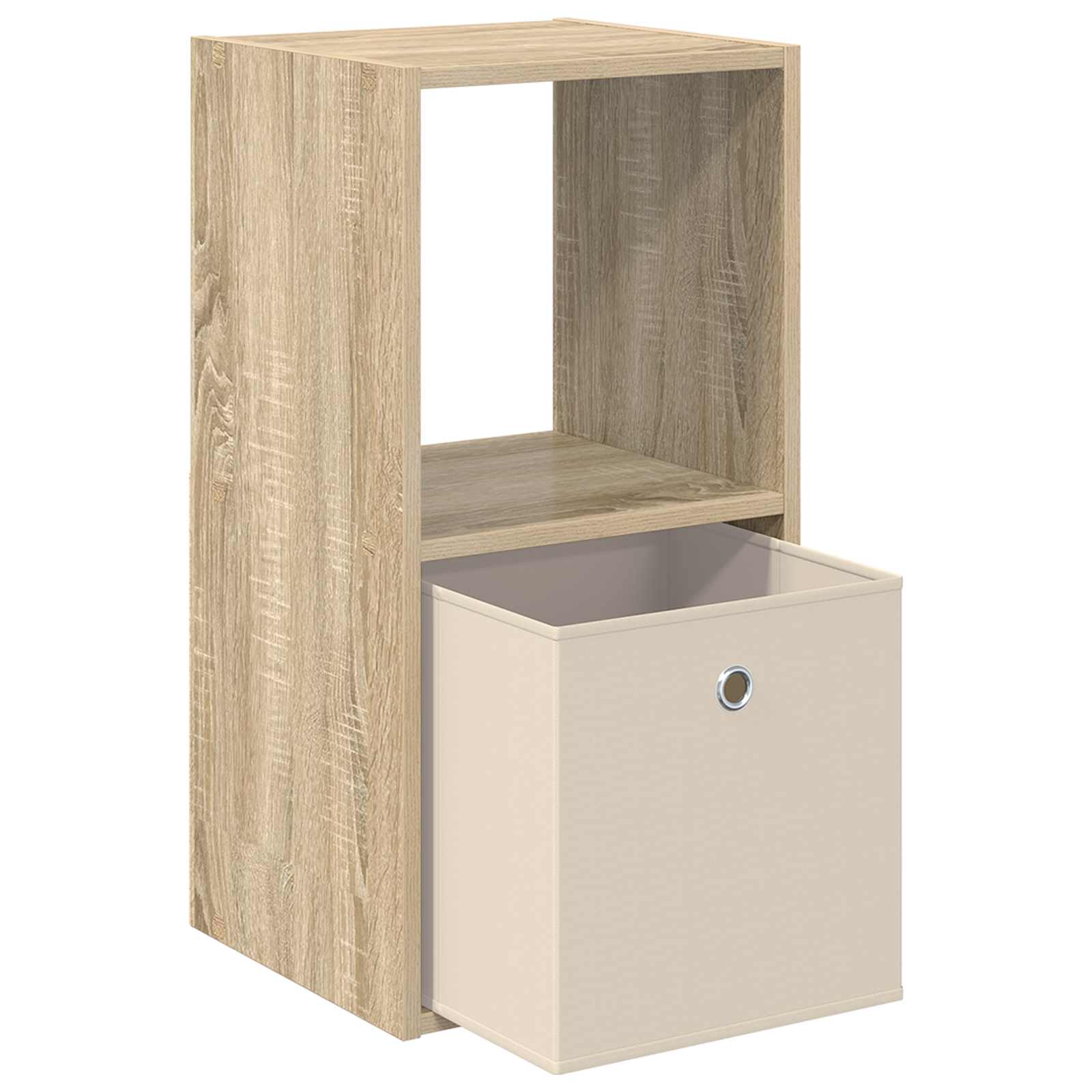 vidaXL Bedside Table Sonoma Oak 35 x 32 x 68.5 cm Engineered Wood 5