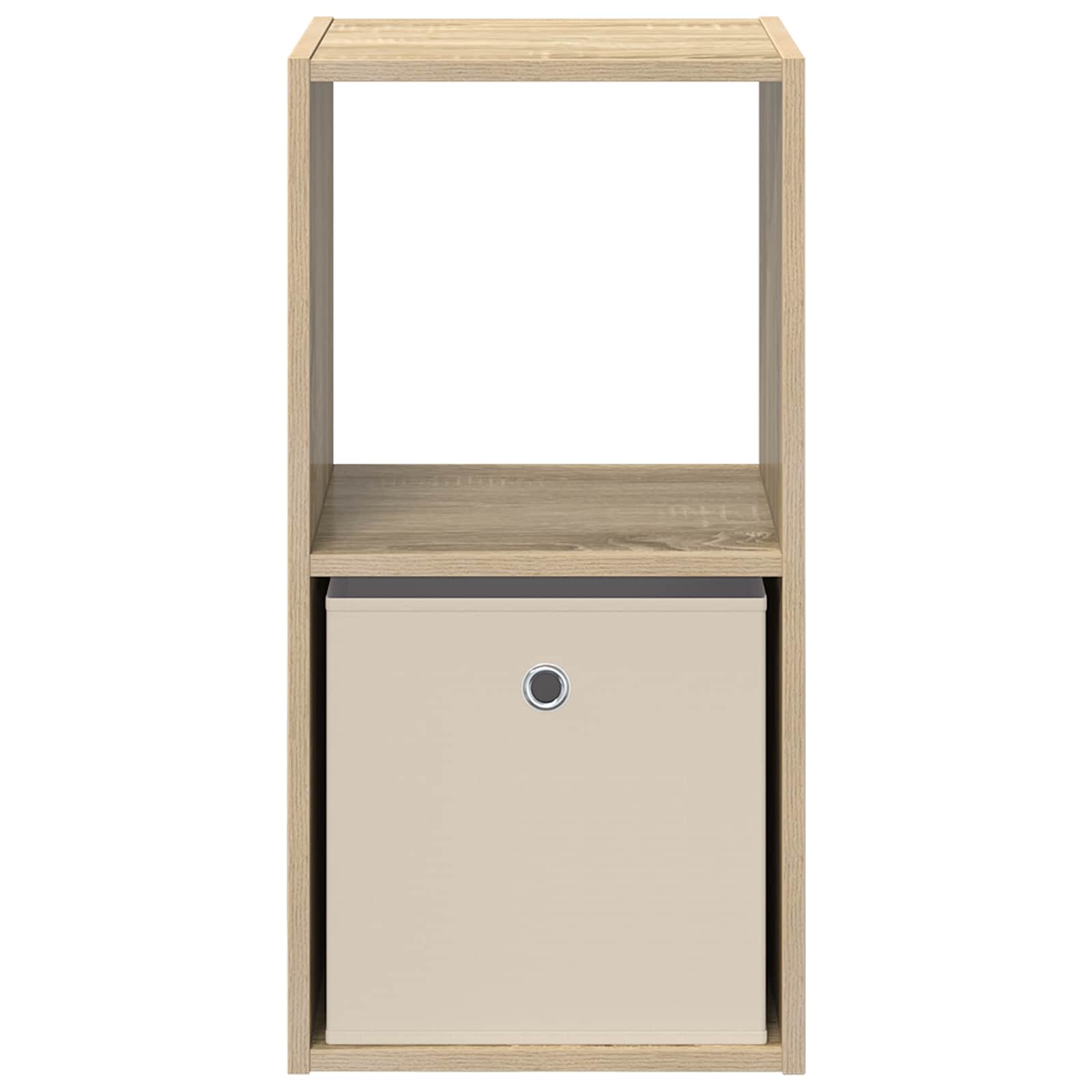 vidaXL Bedside Table Sonoma Oak 35 x 32 x 68.5 cm Engineered Wood 6