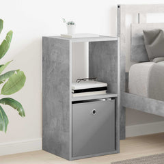 vidaXL Bedside Table Concrete Grey 35 x 32 x 68.5 cm Engineered Wood 1