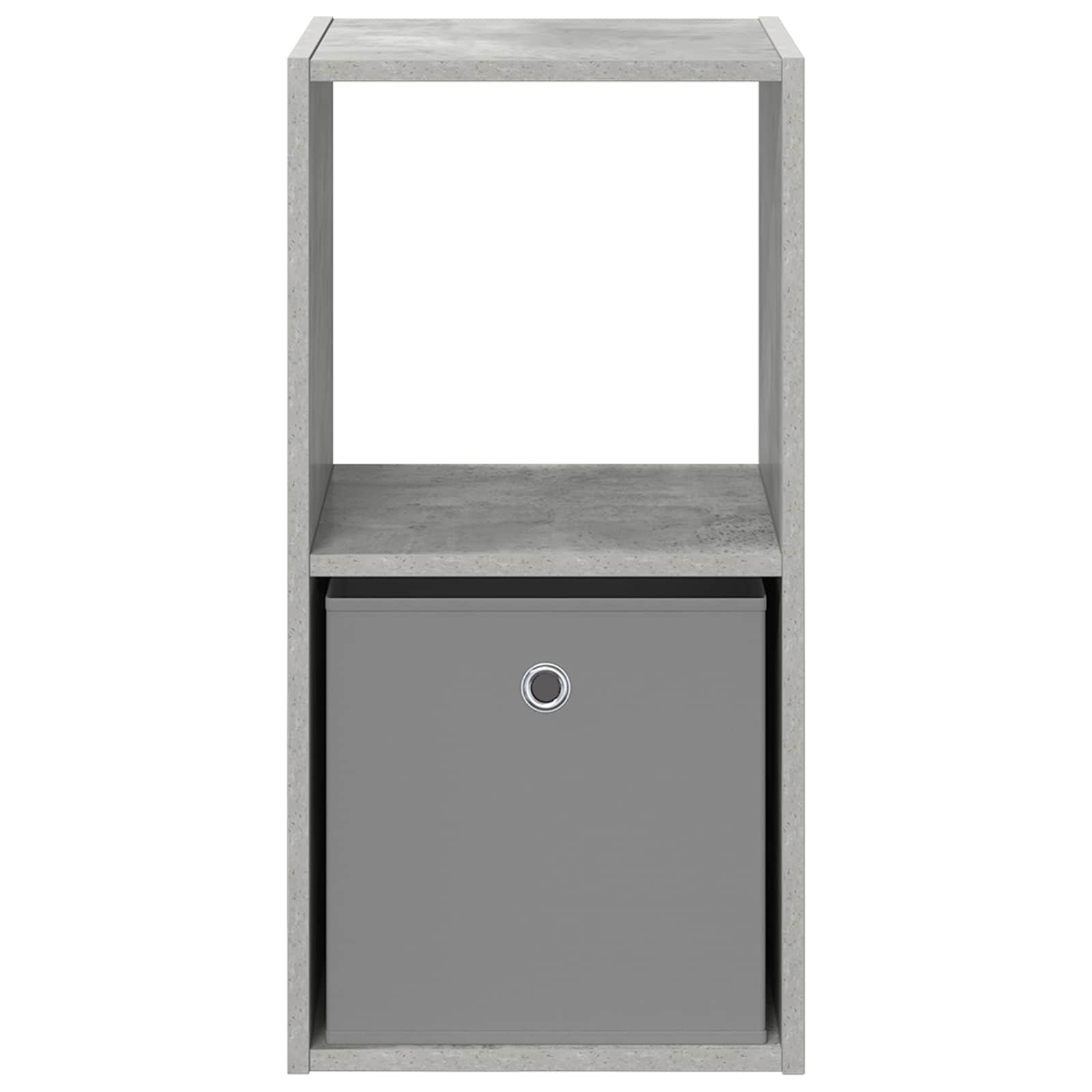 vidaXL Bedside Table Concrete Grey 35 x 32 x 68.5 cm Engineered Wood 6