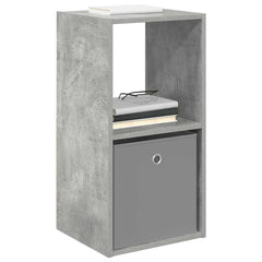 vidaXL Bedside Table Concrete Grey 35 x 32 x 68.5 cm Engineered Wood 3