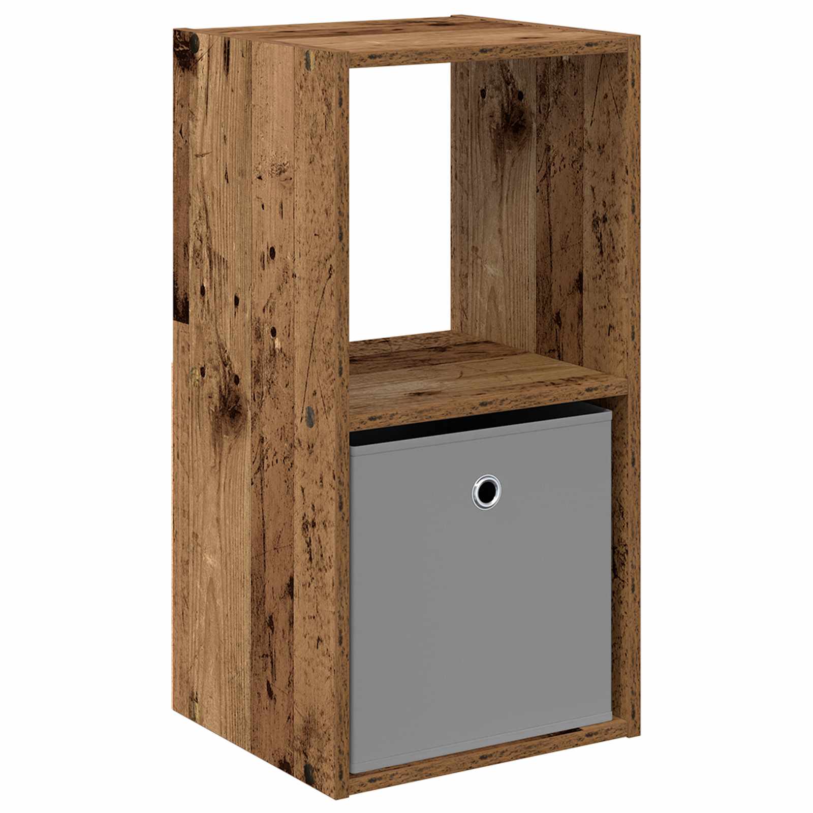 vidaXL Bedside Table Old Wood 35 x 32 x 68.5 cm Engineered Wood 2