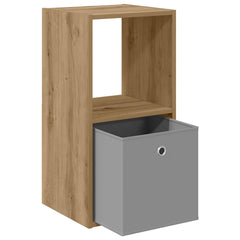 vidaXL Bedside Table Artisan Oak 35 x 32 x 68.5 cm Engineered Wood 5