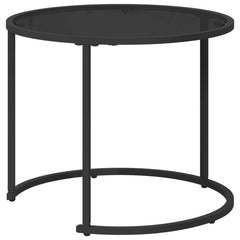 vidaXL Coffee Table Set 2 pcs 55 x 55 x 45 cm steel 5