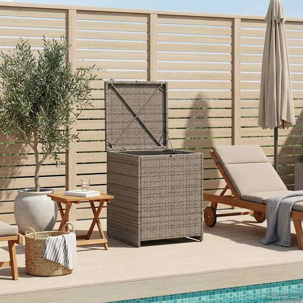 vidaXL Cushion Box 55 x 55 x 69 cm steel 1