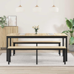 vidaXL Dining Tables 180 x 90 x 75 cm Engineered Wood Rectangular 4