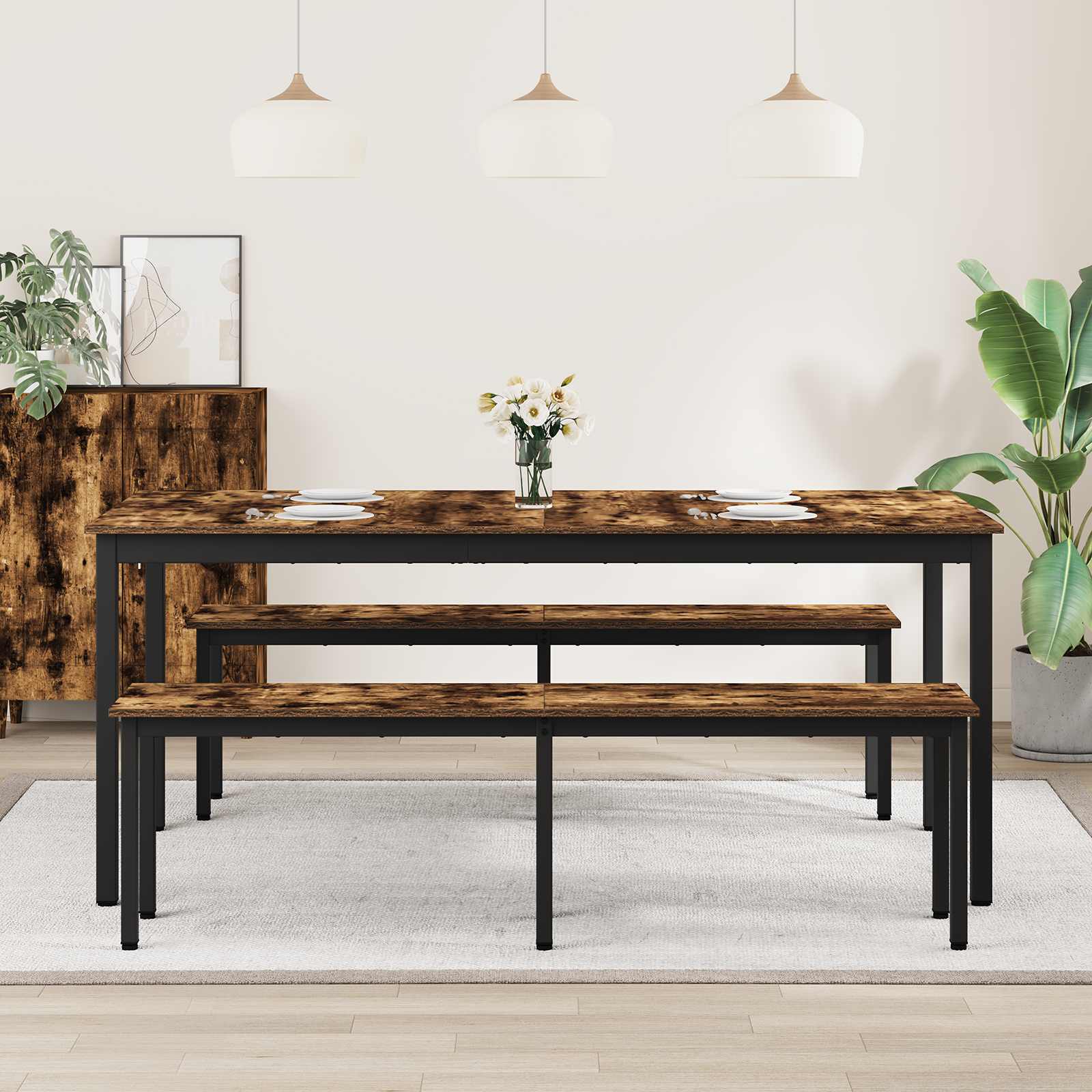 vidaXL Dining Tables 180 x 90 x 75 cm Engineered Wood Rectangular 4