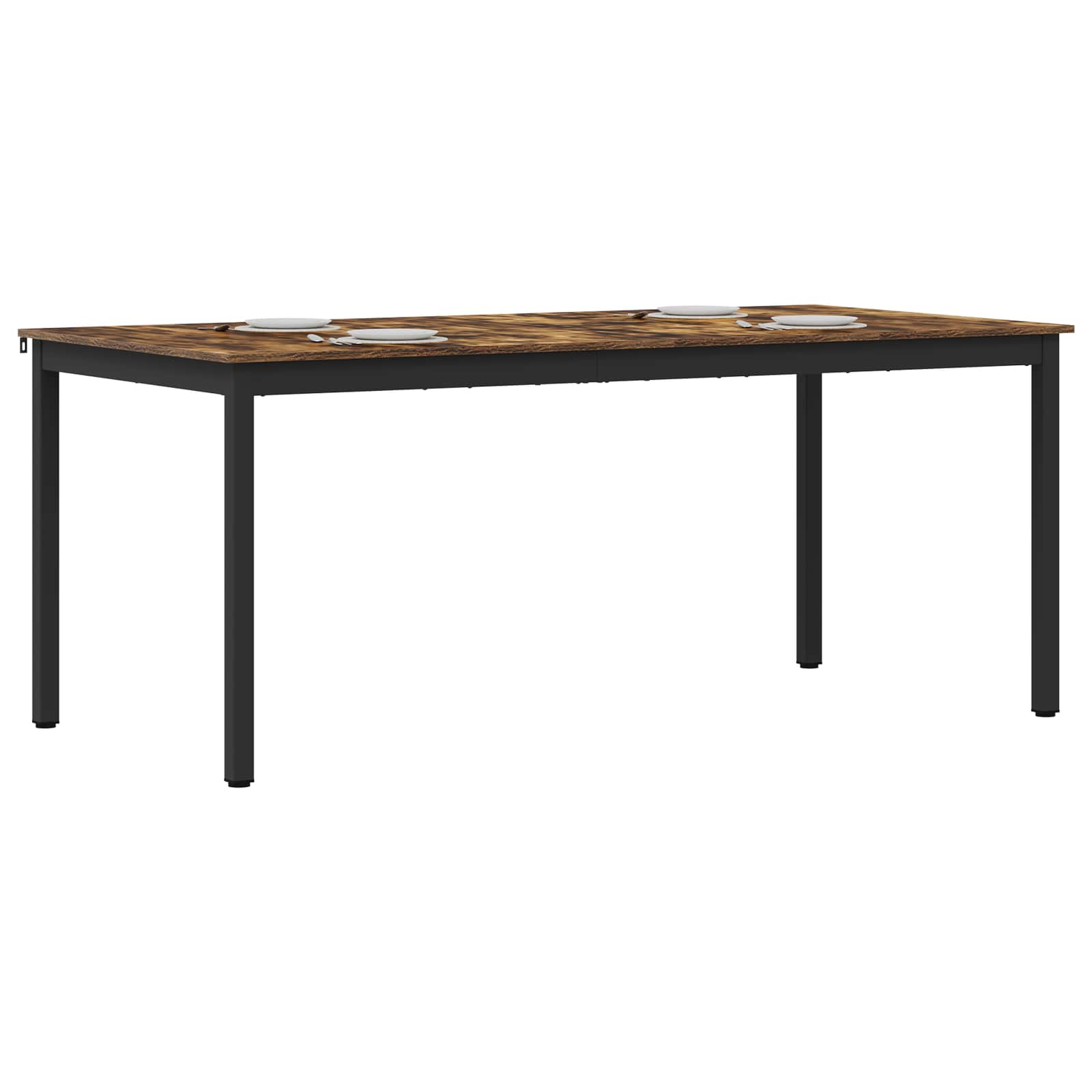vidaXL Dining Tables 180 x 90 x 75 cm Engineered Wood Rectangular 3