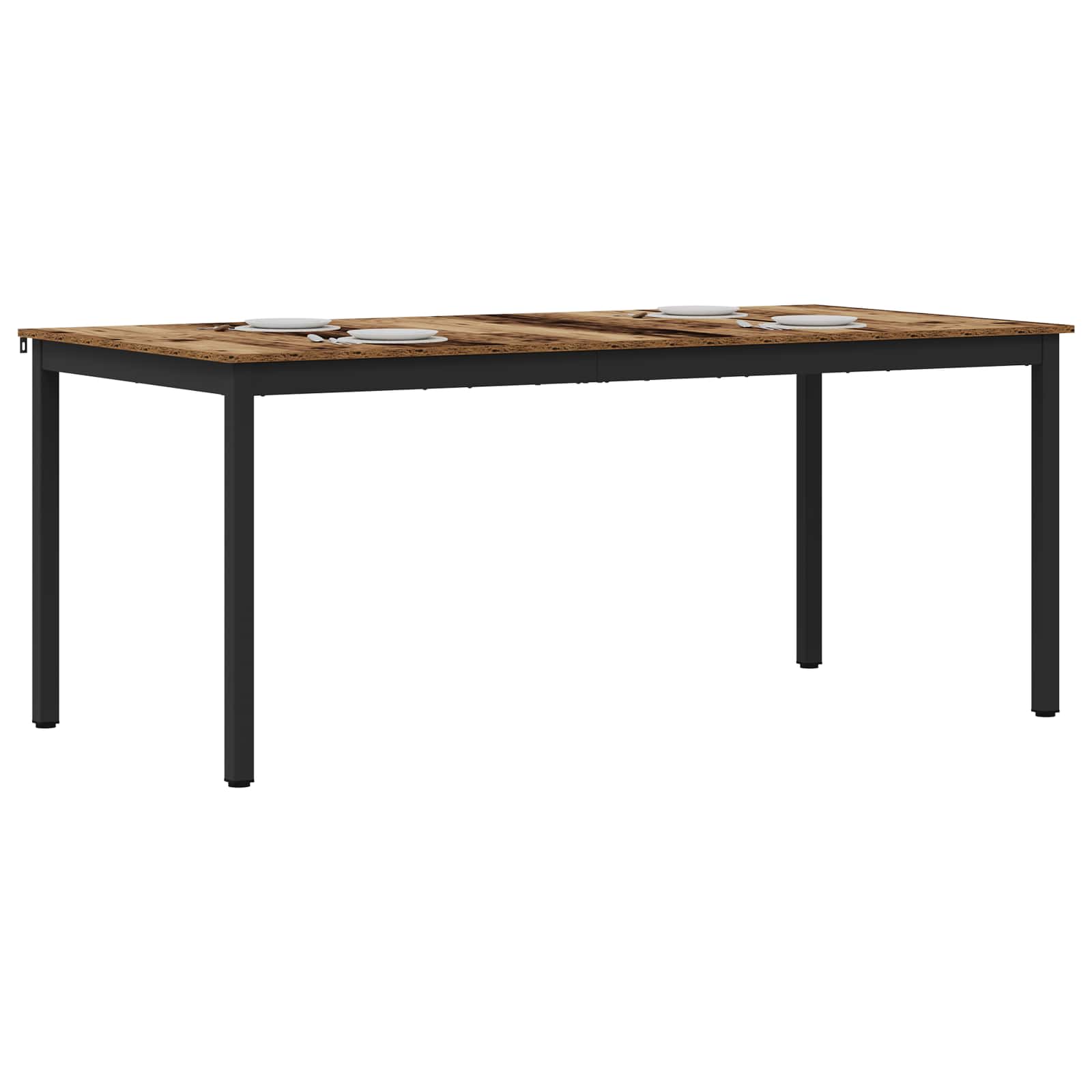 vidaXL Dining Tables 180 x 90 x 75 cm Engineered Wood Rectangular 3