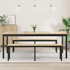 vidaXL Dining Tables 200 x 100 x 75 cm Engineered Wood Rectangular 4