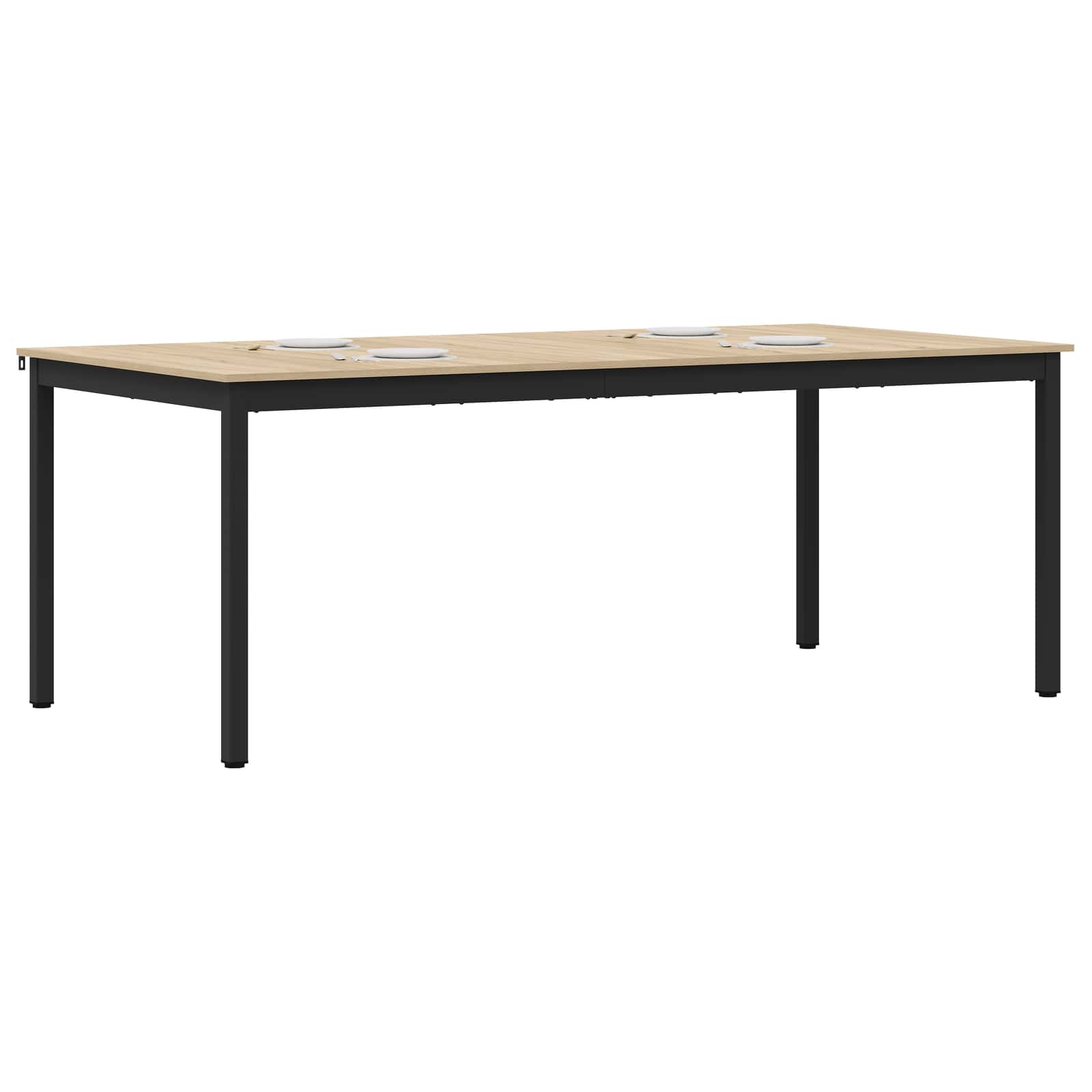 vidaXL Dining Tables 200 x 100 x 75 cm Engineered Wood Rectangular 3