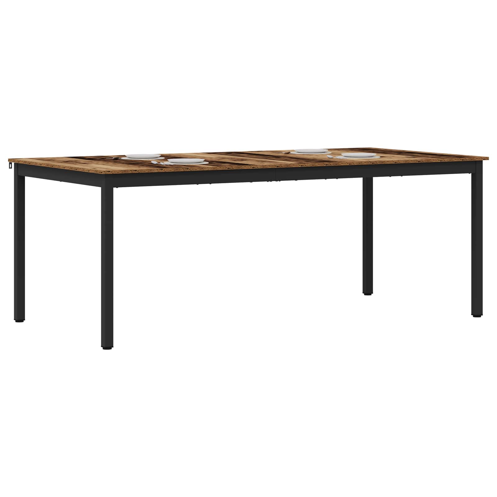 vidaXL Dining Tables 200 x 100 x 75 cm Engineered Wood Rectangular 3