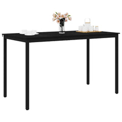 vidaXL Standing Bar Table Engineered Wood Rectangular 3