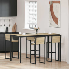 vidaXL Standing Bar Table Engineered Wood Rectangular 1