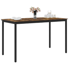 vidaXL Standing Bar Table Engineered Wood Rectangular 3