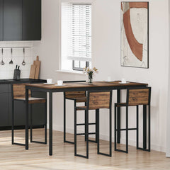 vidaXL Standing Bar Table Engineered Wood Rectangular 1