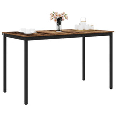 vidaXL Standing Bar Table Engineered Wood Rectangular 3