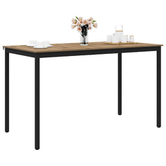 vidaXL Standing Bar Table Engineered Wood Rectangular 3