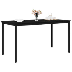 vidaXL Standing Bar Table Engineered Wood Rectangular 3