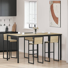vidaXL Standing Bar Table Engineered Wood Rectangular 1