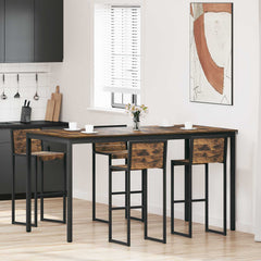vidaXL Standing Bar Table Engineered Wood Rectangular 1