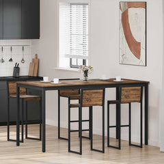 vidaXL Standing Bar Table Engineered Wood Rectangular 1