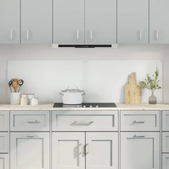 vidaXL Kitchen Backsplash 2 pcs Transparent 90 x 50 cm Tempered Glass 1