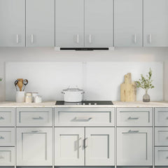 vidaXL Kitchen Backsplash 2 pcs Transparent 100 x 50 cm Tempered Glass 1
