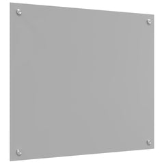 vidaXL Kitchen Backsplash 2 pcs Light Grey 70 x 60 cm Tempered Glass 6