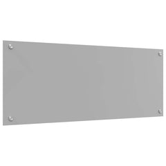 vidaXL Kitchen Backsplash 2 pcs Light Grey 100 x 40 cm Tempered Glass 6