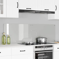 vidaXL Kitchen Backsplash 70 x 40 cm Tempered Glass 2 pcs Transparent