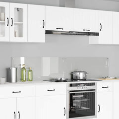 vidaXL Kitchen Backsplash 2 pcs Transparent 100 x 40 cm Tempered Glass 1