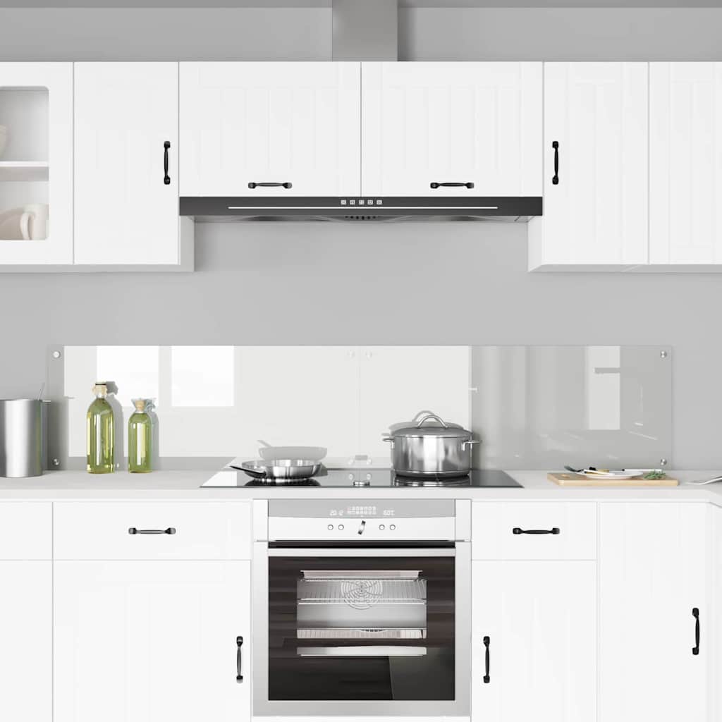 Kitchen Backsplash 70 x 40 cm Tempered Glass 2 Transparent 100 cm 40 cm