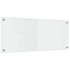 vidaXL Kitchen Backsplash 2 pcs Transparent 100 x 40 cm Tempered Glass 6