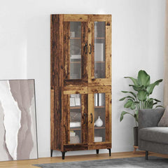 Highboard 69.5 x 34 x 180 cm Engineered Wood Old wood