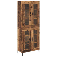 Highboard 69.5 x 34 x 180 cm Engineered Wood Old wood