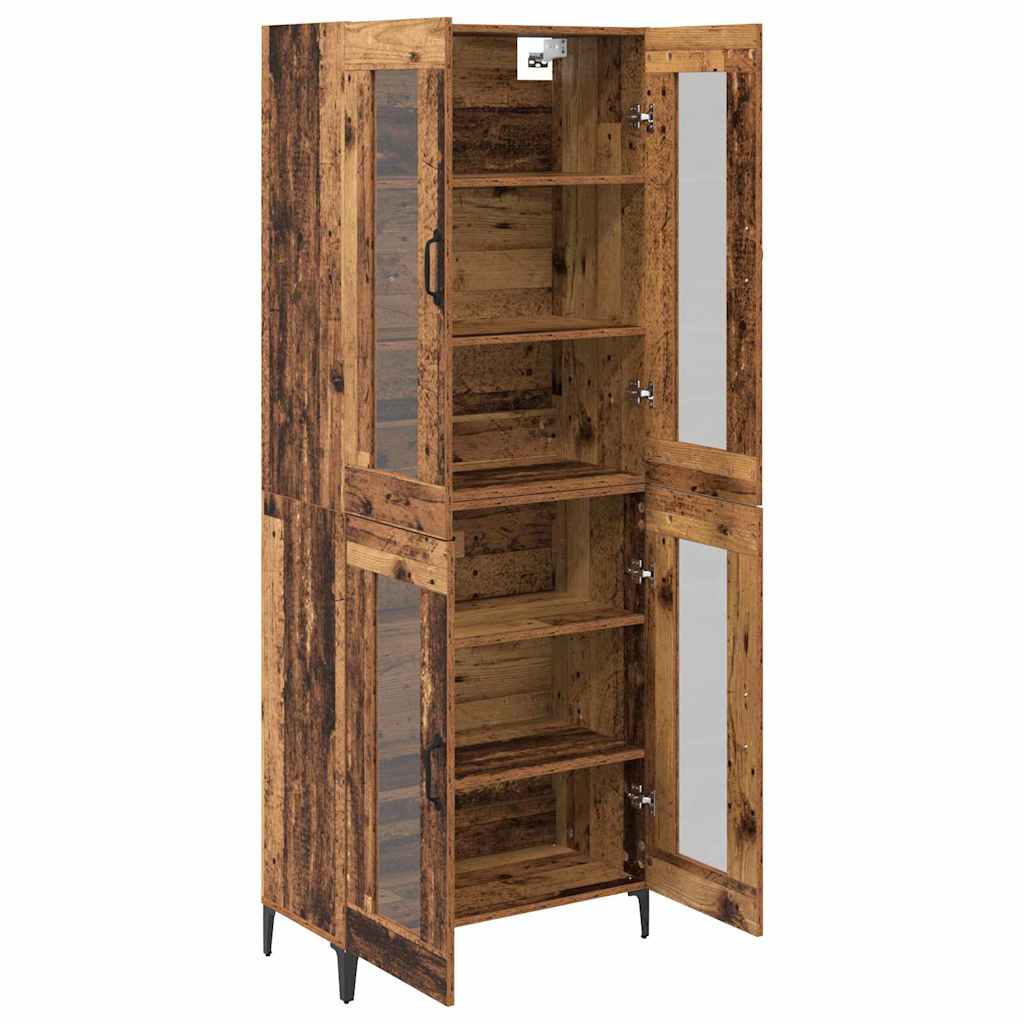 Highboard 69.5 x 34 x 180 cm Engineered Wood Old wood