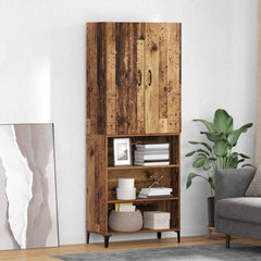 Highboard 69.5 x 34 x 180 cm Engineered Wood Old wood