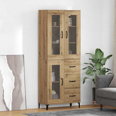 Highboard 69.5 x 34 x 180 cm Engineered Wood Artisan oak